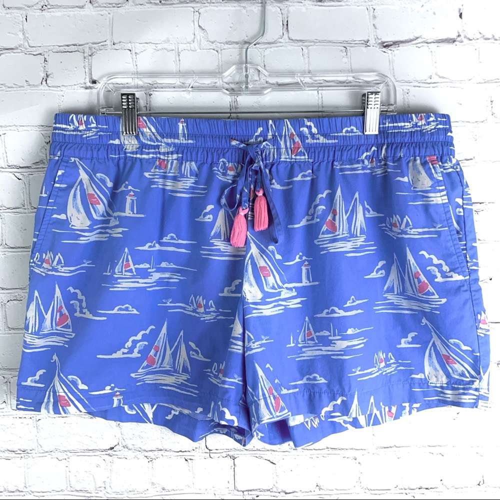 Vineyard Vines Sailing Scene Pull On Shorts